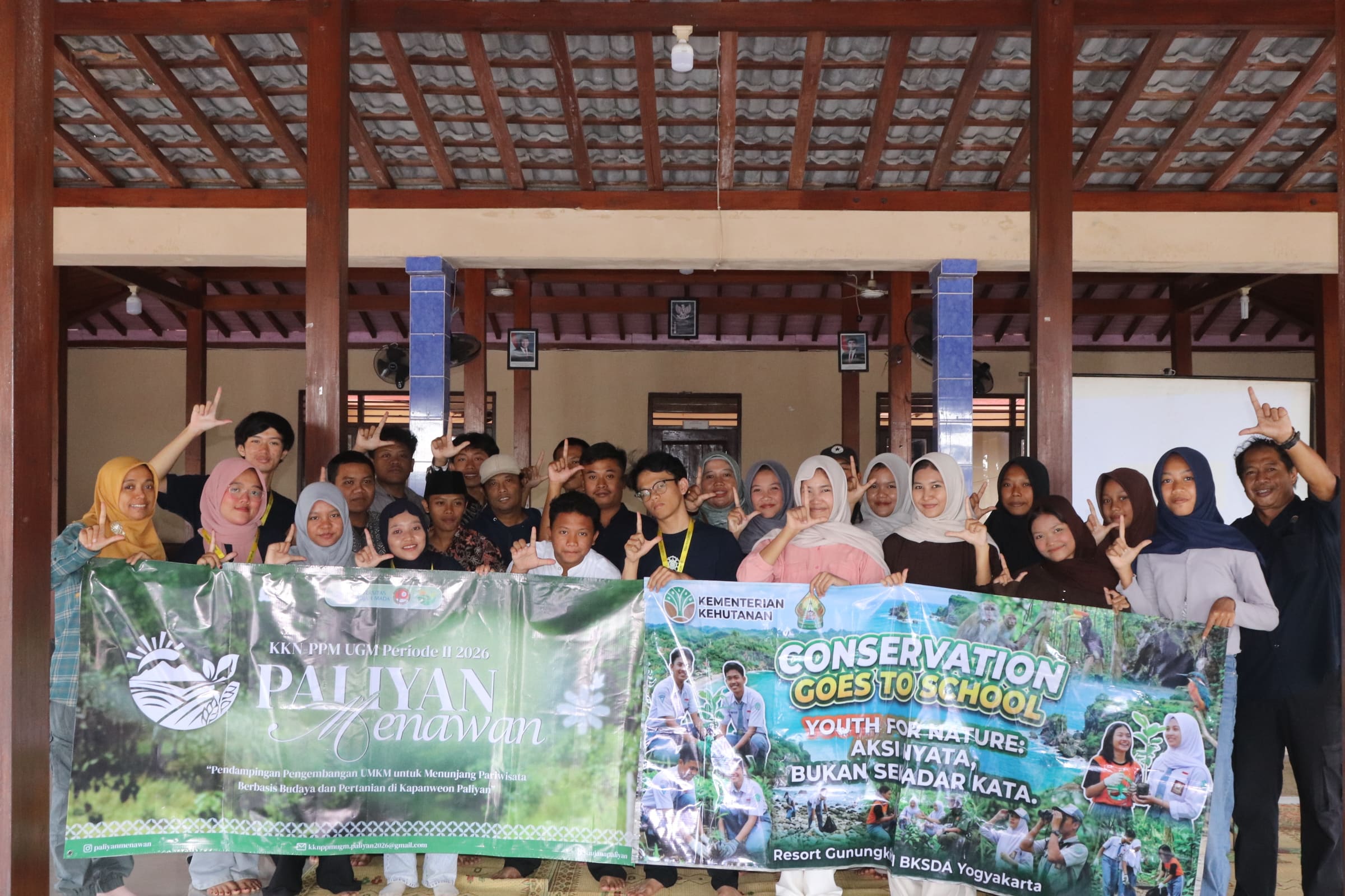 Kolaborasi Mahasiswa KKN UGM X BKSDA dalam "Conservation Goes To Village"